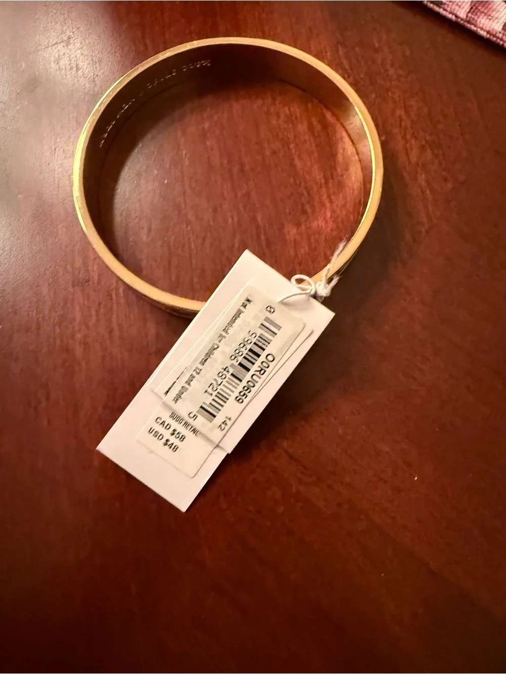 kate spade New York Gold-tone Spade Hinge Bangle Bracelet
